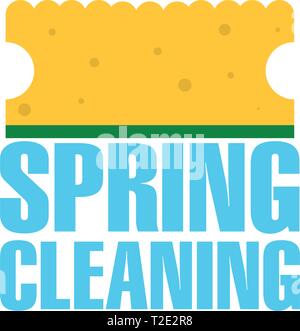 spring cleaning background Stock Vector
