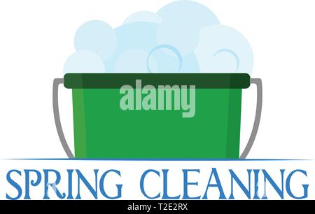 spring cleaning background Stock Vector