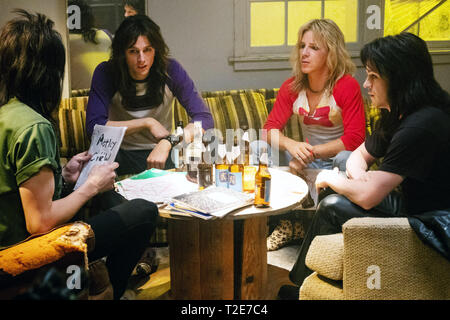 THE DIRT, from left: Douglas Booth as Nikki Sixx, Daniel Webber as