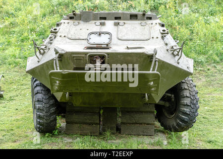 infantry fighting vehicle closeup Stock Photo