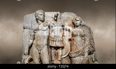 Roman Sebasteion relief sculpture of Victory of the Emperors ...