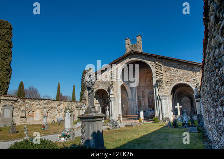 basilica of Santa Giulia of Bonate Sotto Bergamo Stock Photo