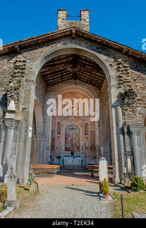 basilica of Santa Giulia of Bonate Sotto Bergamo Stock Photo