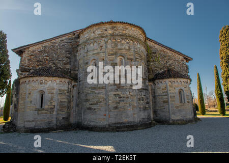 basilica of Santa Giulia of Bonate Sotto Bergamo Stock Photo