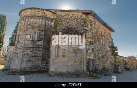 basilica of Santa Giulia of Bonate Sotto Bergamo Stock Photo