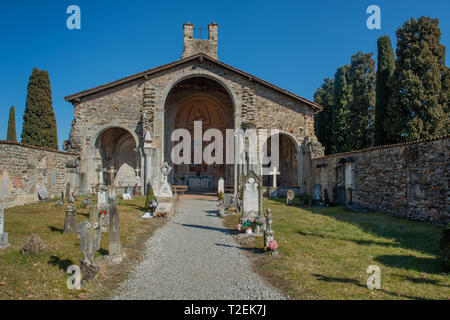 basilica of Santa Giulia of Bonate Sotto Bergamo Stock Photo