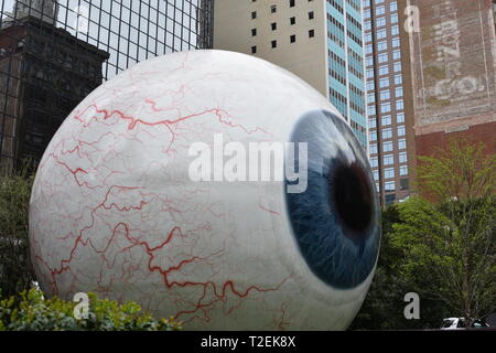 Eyeball Statue Stock Photo