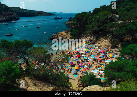 Cala Salada, Ibiza beach Stock Photo