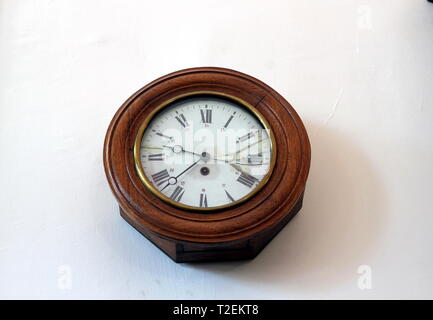 Antique Wall Clock Stock Photo