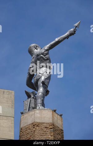USA Alabama AL Birmingham Vulcan Park tower statue monument to the Roman God Vulcan god of fire and forge Stock Photo