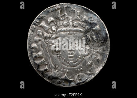 Penny of King Henry III Stock Photo