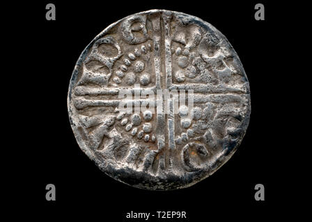 Penny of King Henry III Stock Photo