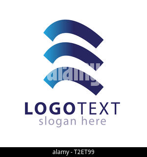 E Letter Abstract build logo icon vector Stock Photo