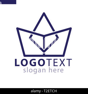 Diamond Crown logo icon vector template Stock Photo