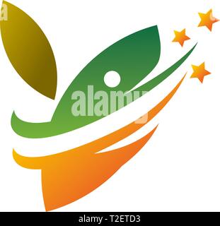 Success Star Logo Design Template Isolated Stock Vector
