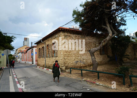 Neve Tzedek neighborhood in Tel-Aviv. Stock Photo