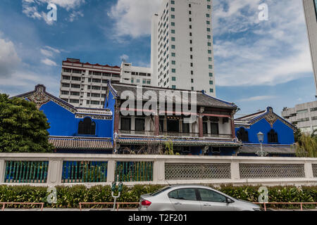 The Cheong Fatt Tze Mansion is a government gazetted heritage building located on Leith Street in George Town, Penang, Malaysia. Stock Photo