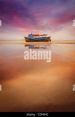 A beautiful scenery captured in 'Ilha do Mel' located in southern Brazil Stock Photo