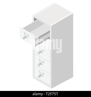 Library or archive reference card catalog. Database, knowledge base concept Stock Vector