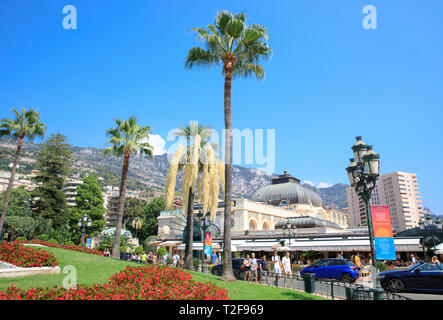 Place du Casino in Monaco. Stock Photo