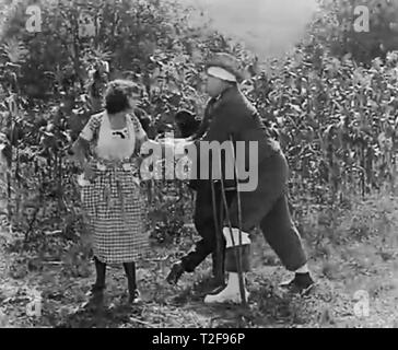 Buster Keaton vintage screen from 1920 Stock Photo