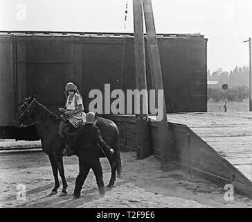 Buster Keaton vintage screen from 1920 Stock Photo