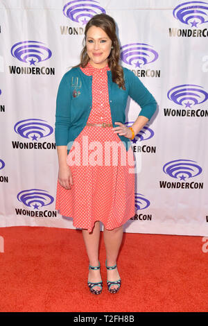 Anaheim, USA. 31st Mar, 2019. Amber Nash at Photocall for FX animation series 'Archer' at WonderCon 2019 at the Anaheim Convention Center. Anaheim, 31.03.2019 | usage worldwide Credit: dpa/Alamy Live News Stock Photo