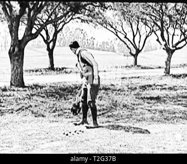 Buster Keaton vintage 1920 movie still Stock Photo