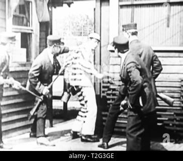 Buster Keaton vintage 1920 movie still Stock Photo