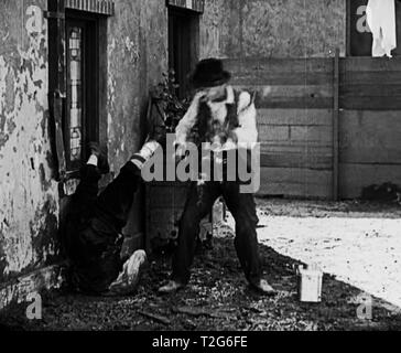 Vintage Buster Keaton screenshot 1920 Stock Photo