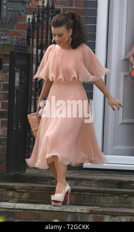 Liverpool,uk Coleen Rooney attends Grand National credit Ian Fairbrother/Alamy Stock Photos Stock Photo