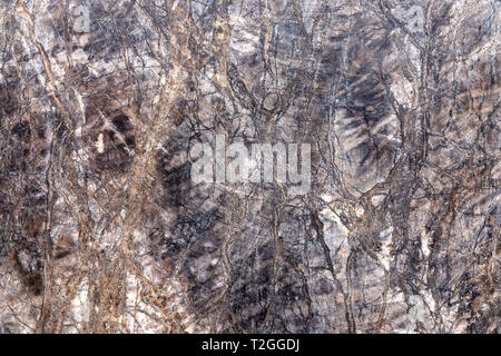 Black and white patterned real natural dark gray marble stone texture background for product design Stock Photo
