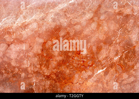 Red patterned real natural marble stone texture background for product design Stock Photo