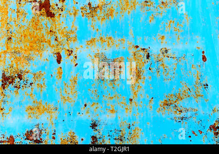 Blue rusty texture Stock Photo