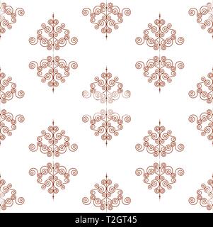 Forged seamless pattern of black fleur-de-lis on a white background. Openwork metal fence design. Modern style for wallpaper, wrapping, fabric, backgr Stock Vector