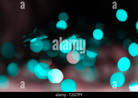 Abstract background of neon lights. The lights are out of focus Stock Photo