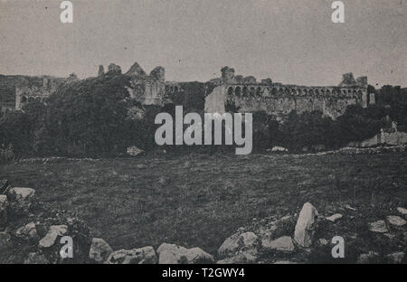 Ruins of Bishops Palace - St. Davids Stock Photo