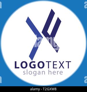L X F Initial letter logo icon vector template Stock Vector