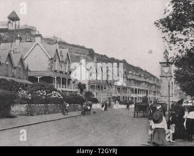 The Esplanade, Shanklin Stock Photo