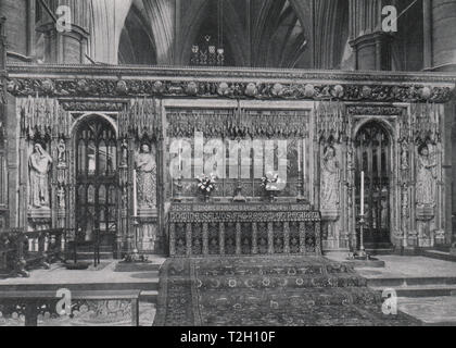 High Altar, Westminster Abbey Stock Photo