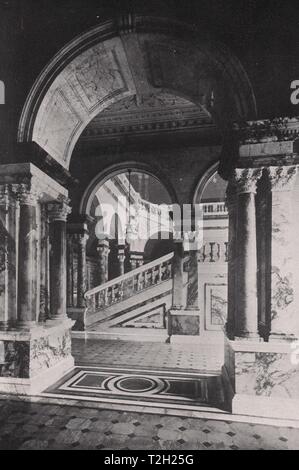 Marble Staircase, City Chambers Stock Photo