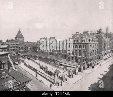 Liverpool Street Railway Station Stock Photo