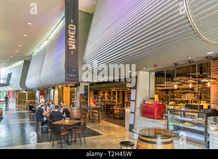 Restaurant in the National Wine Centre of Australia, North Terrace, Adelaide, South Australia, Australia Stock Photo