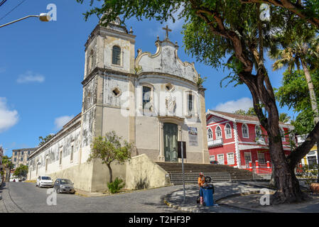 Olinda, Brazil - 27 January 2019: The San Pedro church at Olinda in Brazil Stock Photo