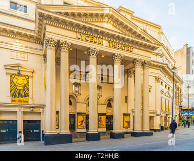 Lyceum Theatre in London, England Stock Photo