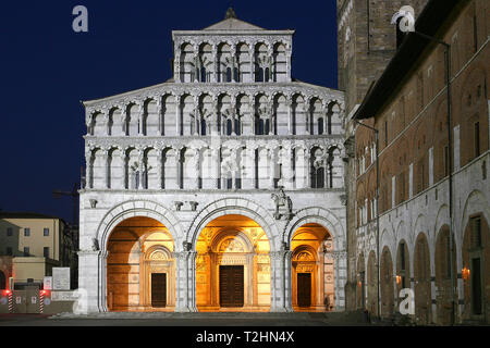 The Cathedral of San Martino, Lucca, Tuscany, Italy, Europe Stock Photo