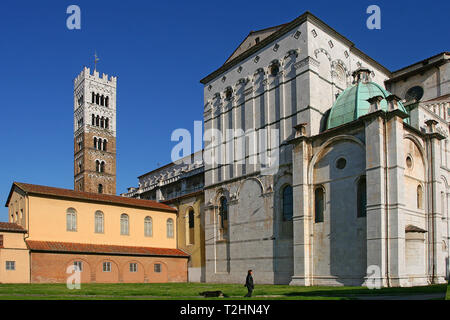 The Cathedral of San Martino, Lucca, Tuscany, Italy, Europe Stock Photo