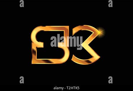 gold golden alphabet letter sc s c logo icon combination design ...