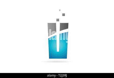 blue grey alphabet letter T logo design suitable for a company or ...