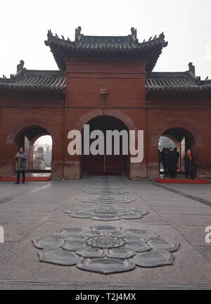 Luoyang, Henan/China - JAN 20, 2016. The white horse temple, It's one of the most important Buddhist monasteries in the China Stock Photo